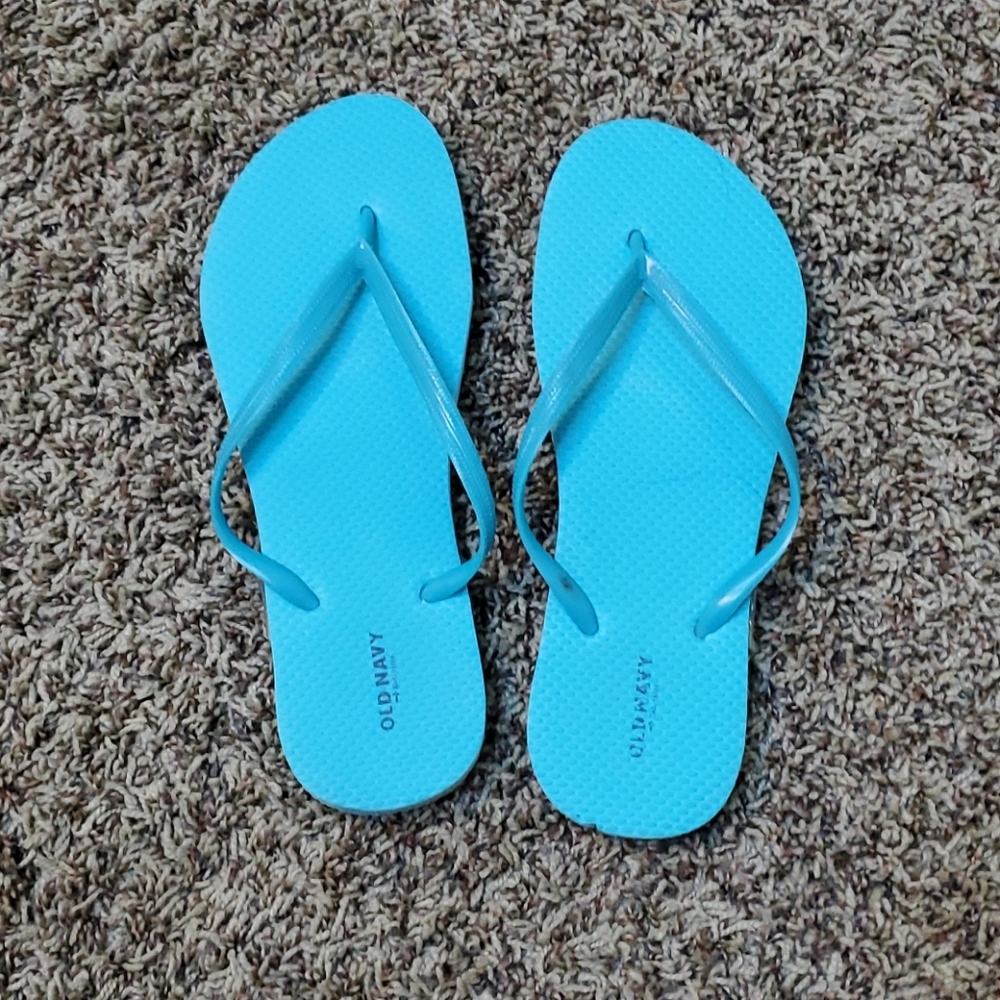 Light blue old navy Flip flops